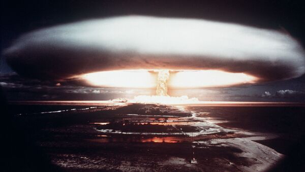 Ядерный взрыв на атолле Муруроа (1971 год) - Sputnik Армения