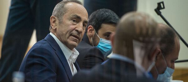 Роберт Кочарян на судебном заседании по делу 1 марта (8 мая 2020). Еревaн - Sputnik Армения