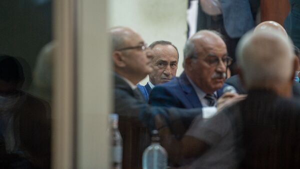  Роберт Кочарян на судебном заседании по делу 1 марта (8 мая 2020). Еревaн - Sputnik Армения