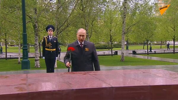 Владимир Путин участвует в торжественных мероприятиях в День Победы - Sputnik Армения