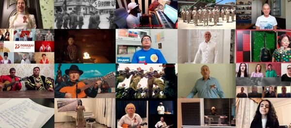 Более миллиона человек из 60 стран исполнили песню День Победы - Sputnik Армения