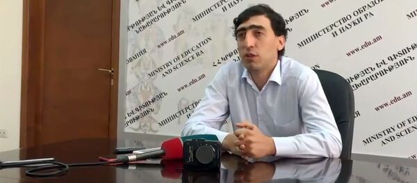 Председатель Высшей аттестационной комиссии (ВАК) Армении Смбат Гогян  - Sputnik Արմենիա