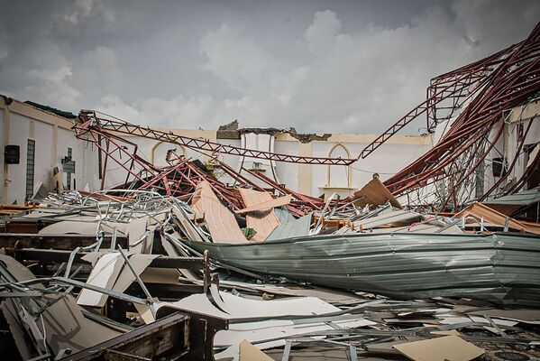 Разрушения из-за тайфуна Вонфон, обрушившегося на центральную часть Филиппин. - Sputnik Армения