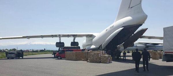 Медицинская помощь из китайского Сианя городу-побратиму Гюмри (16 мая 2020). Гюмри Медицинская помощь из китайского Сианя городу-побратиму Гюмри (16 мая 2020). Гюмри - Sputnik Արմենիա