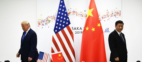 Встреча лидеров США и Китая Дональда Трампа и Си Цзиньпиня в рамках саммита G20 (29 июня 2019). Осака - Sputnik Армения
