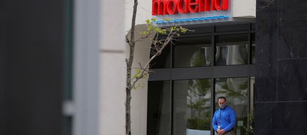 Логотип на входе в штаб-квартиру Moderna Therapeutics, которая разрабатывает вакцину против коронавирусной болезни (18 мая 2020). Кембридж Логотип на входе в штаб-квартиру Moderna Therapeutics, которая разрабатывает вакцину против коронавирусной болезни (18 мая 2020). Кембридж - Sputnik Արմենիա