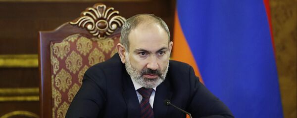 Премьер-министр Никол Пашинян принял участие в очередном заседании Высшего Евразийского экономического совета, которое прошло в формате видеоконференции (19 мая 2020). Еревaн Премьер-министр Никол Пашинян принял участие в очередном заседании Высшего Евразийского экономического совета, которое прошло в формате видеоконференции (19 мая 2020). Еревaн - Sputnik Армения