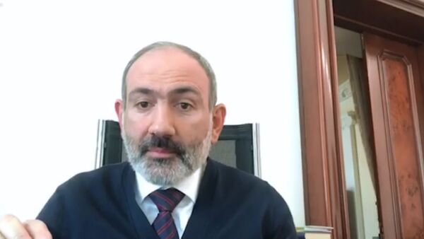 Онлайн видеообращение премьер-министра Никола Пашиняна в связи с коронавирусом и обвинениями в контрабанде (19 мая 2020). Еревaн - Sputnik Армения