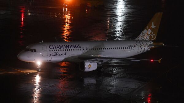 Встреча первого рейса Cham Wings Airlines из Дамаска - Sputnik Армения
