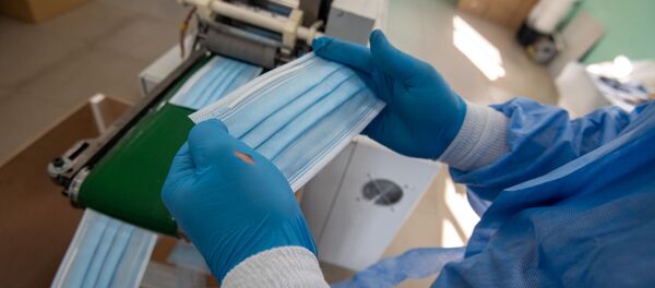 Фабрика по производству медицинских масок в деревне Арцваберд, Тавуш Фабрика по производству медицинских масок в деревне Арцваберд, Тавуш - Sputnik Արմենիա