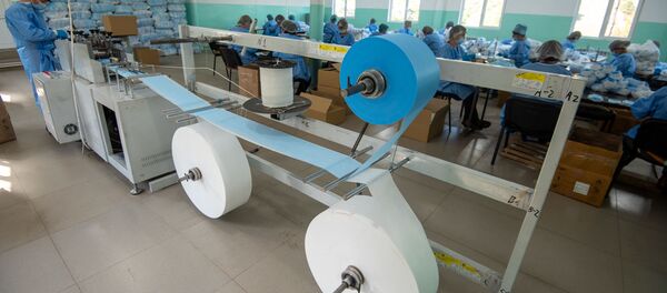 Фабрика по производству медицинских масок в деревне Арцваберд, Тавуш Фабрика по производству медицинских масок в деревне Арцваберд, Тавуш - Sputnik Армения