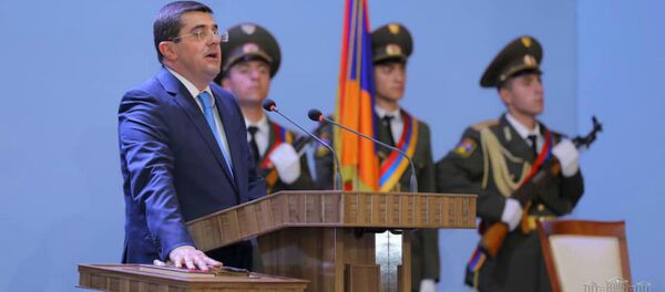 Инаугурация президента Карабаха Араика Арутюняна (21 мая 2020). Шуши - Sputnik Արմենիա