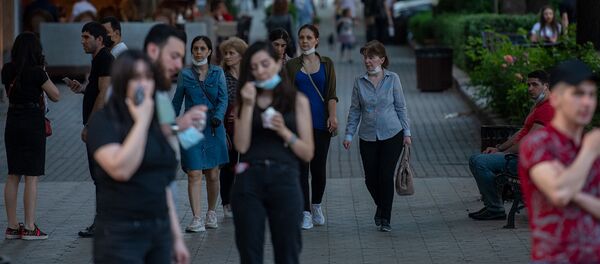 Улицы столицы после ослабления карантина (22 мая 2020). Еревaн - Sputnik Армения