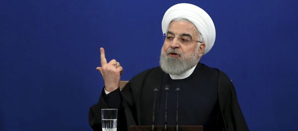 Президент Ирана Хасан Роухани на пресс-конференции (16 февраля 2020). Тегеран - Sputnik Армения