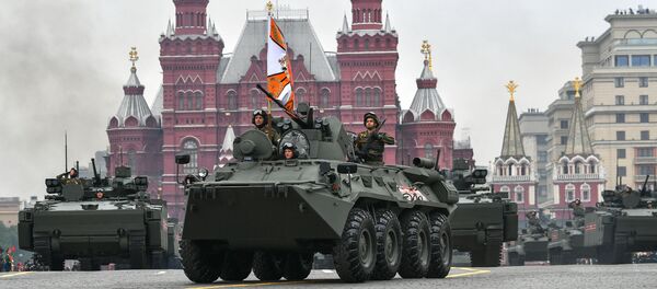 Военный парад, посвящённый 74-й годовщине Победы в Великой Отечественной войне - Sputnik Армения