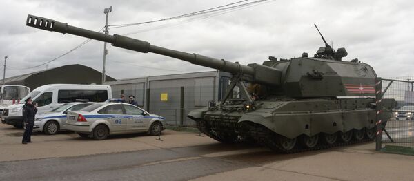 Самоходная артиллерийская установка (САУ) Коалиция-СВ Самоходная артиллерийская установка (САУ) Коалиция-СВ - Sputnik Армения