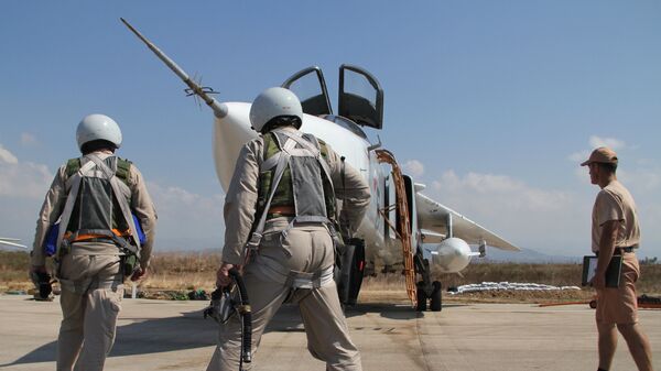 Российская боевая авиагруппа на аэродроме Хмеймим в Сирии - Sputnik Армения