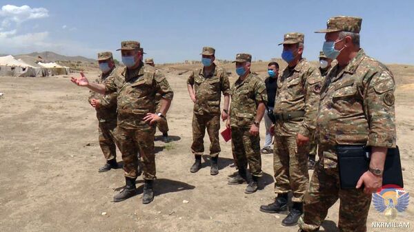 Ադրբեջանին զսպելու մեխանիզմներն ավելի կկատարելագործվեն. Դավթյանն Արցախում է - Sputnik Արմենիա