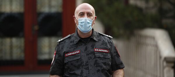 Онлайн-брифинг с участием премьер-министра Никола Пашиняна, вице-премьера Тиграна Авиняна и начальника полиции Армана Саркисяна (3 июня 2020). Еревaн - Sputnik Армения