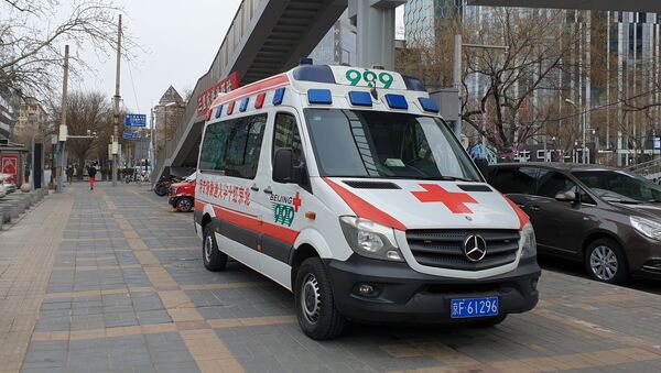 Автомобиль медицинской помощи в Китае - Sputnik Армения