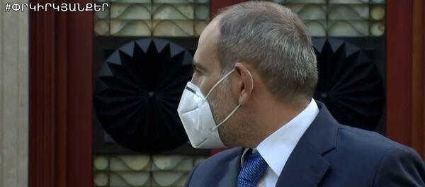  Онлайн-брифинг с участием премьер-министра Никола Пашиняна, министра здравоохранения Арсена Торосяна и реаниматолога Лилит Мусеян (4 июня 2020). Еревaн - Sputnik Армения