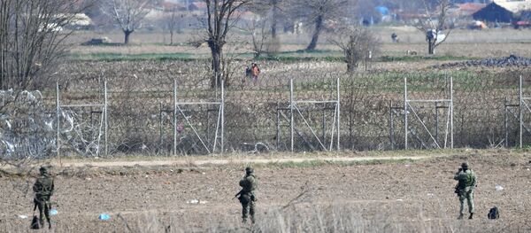 Ситуация с беженцами на границе Греции с Турцией Ситуация с беженцами на границе Греции с Турцией - Sputnik Армения