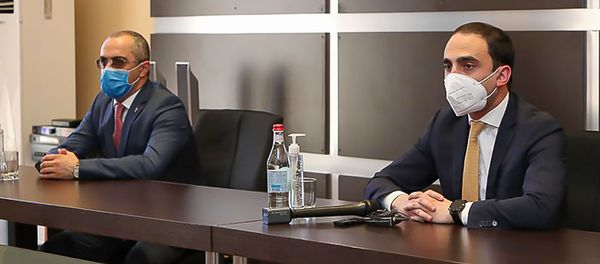 Вице-премьер Тигран Авинян представил нового главу КГД сотрудникам комитета (6 июня 2020). Еревaн - Sputnik Արմենիա