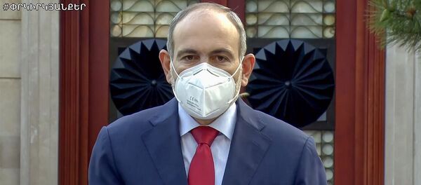 Премьер-министр Никол Пашинян во время онлайн брифинга (6 июня 2020). Еревaн - Sputnik Армения