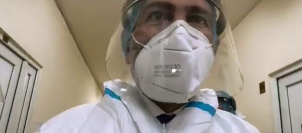  Премьер-министр Никол Пашинян в больнице Сурб Григор Лусаворич (8 июня 2020). Еревaн - Sputnik Արմենիա