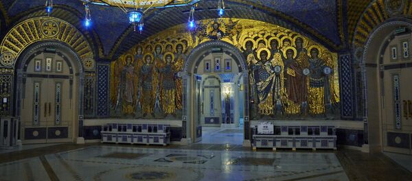 Интерьер Главного храма Вооруженных сил РФ в парке Патриот - Sputnik Армения
