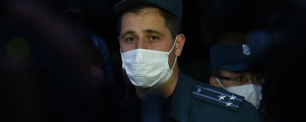 Замначальника полиции Еревана полковник Артур Худинян - Sputnik Արմենիա