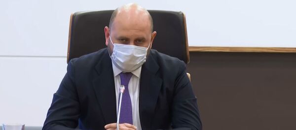  Премьер-министр Никол Пашинян представляет новоизбранного председателя ЦБ Мартина Галстяна (15 июня 2020). Еревaн - Sputnik Արմենիա