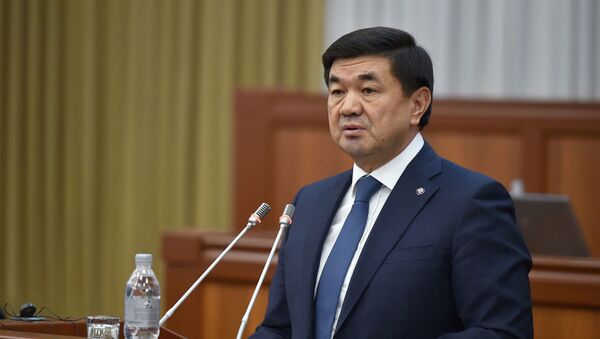 Премьер-министр Кыргызстана Мухаммедкалый Абылгазиев - Sputnik Արմենիա