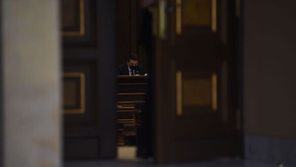  Заседание Парламента по вопросу лишения Гагика Царукяна депутатской неприкосновенности (16 июня 2020). Еревaн - Sputnik Արմենիա