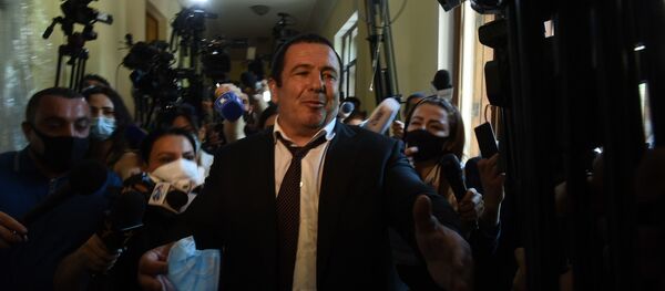 Гагик Царукян после выступления на заседании Парламента (16 июня 2020). Еревaн - Sputnik Армения