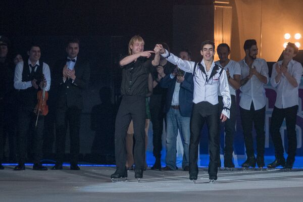 Евгений Плющенко и Славик Айрапетян Евгений Плющенко и Славик Айрапетян - Sputnik Արմենիա