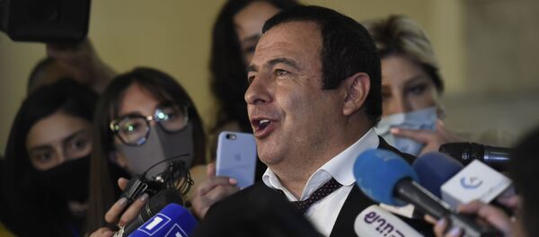 Гагик Царукян после выступления на заседании Парламента (16 июня 2020). Еревaн Гагик Царукян после выступления на заседании Парламента (16 июня 2020). Еревaн - Sputnik Արմենիա