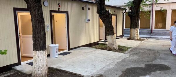 Новый модуль для больных коронавирусом в медицинском центре Арабкир  - Sputnik Армения