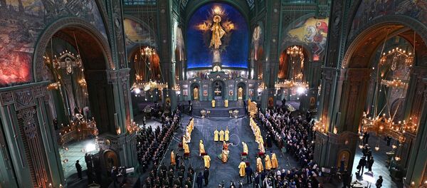 Церемония освящения главного храма Вооруженных сил РФ в парке Патриот  - Sputnik Արմենիա