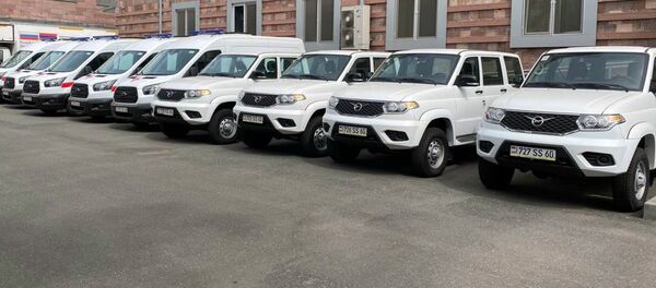 Новые автомобили для службы «Скорая помощь» в Армении - Sputnik Армения