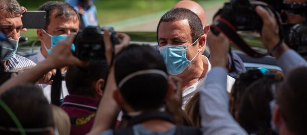 Гагик Царукян прибыл на судебное заседание (21 июня 2020). Еревaн - Sputnik Արմենիա