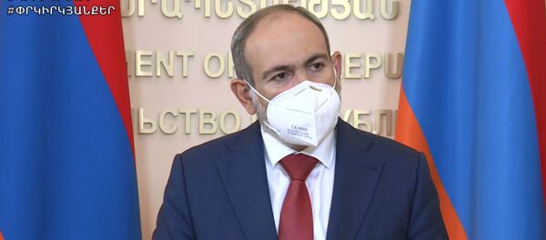 Премьер-министр Никол Пашинян на онлайн брифинге (22 июня 2020). Еревaн - Sputnik Армения