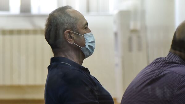 Роберт Кочарян во время  судебного заседания по делу 1 марта (23 июня 2020). Еревaн - Sputnik Արմենիա