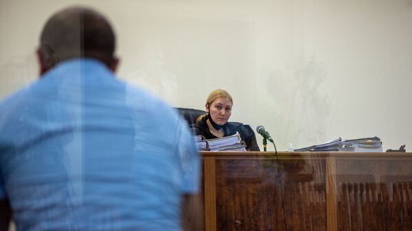 Судья Анна Данибекян на судебном заседании по делу 1 марта (23 июня 2020). Еревaн - Sputnik Արմենիա