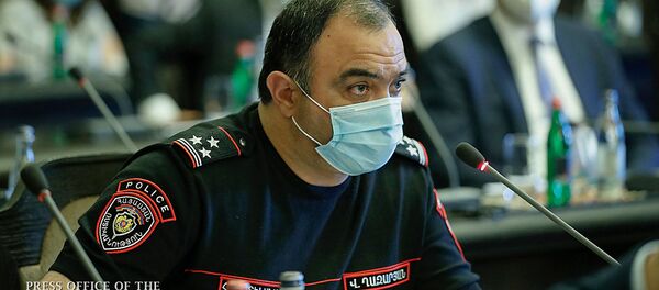 Начальник полиции Ваге Казарян на заседании правительства (25 июня 2020). Еревaн Начальник полиции Ваге Казарян на заседании правительства (25 июня 2020). Еревaн - Sputnik Արմենիա
