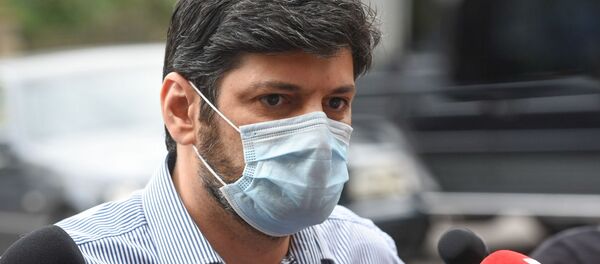 Судья Ваге Григорян у Конституционного Суда (26 июня 2020). Еревaн - Sputnik Армения