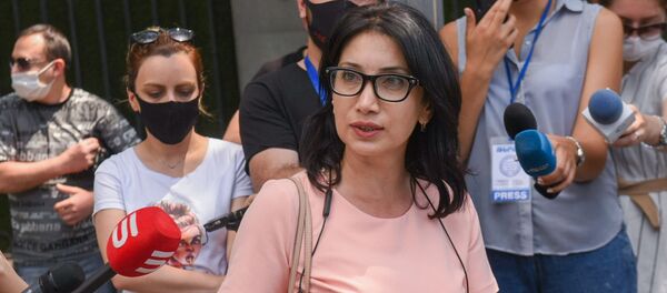 Сона Ахекян у Конституционного Суда (26 июня 2020). Еревaн Сона Ахекян у Конституционного Суда (26 июня 2020). Еревaн - Sputnik Արմենիա