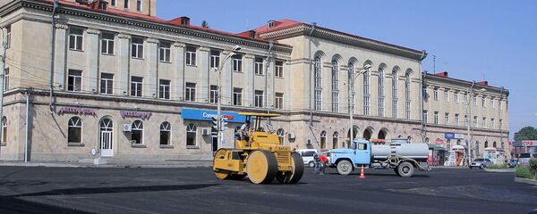 Ремонтно-строительные работы дорог и улиц Гюмри Ремонтно-строительные работы дорог и улиц Гюмри - Sputnik Արմենիա
