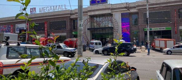 Ситуация у ТЦ Mega Mall  (6 июля 2020). Еревaн - Sputnik Армения