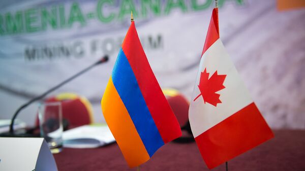 Флаги Армении и Канады - Sputnik Армения